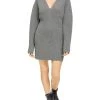 New 🎉 Theory 👩 Womens Double V Knit Sweaterdress 👏