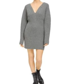 New π Theory π© Womens Double V Knit Sweaterdress π