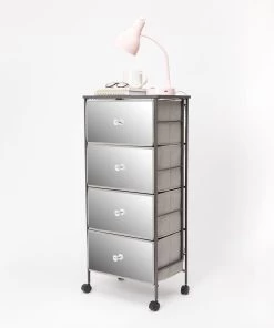 Cheap 🎉 Dormify Paige 4 Drawer Storage Cart on Wheels 🔥