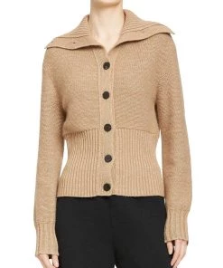 Buy 👍 Theory 👩 Womens Cashmere Cowl Neck Cardigan Sweater ⌛