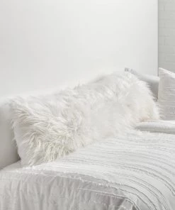 Flash Sale 🤩 Dormify Simone Faux Mongolian Body Pillow Cover - 20″x54″ 🔔