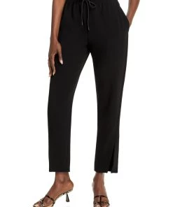 Best Sale 👏 Theory 👩 Womens Crepe Side Slit Jogger Pants 🎉