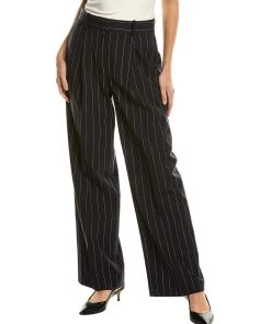 Best Pirce π women Theory Adamaris Wool-Blend Pant β¨