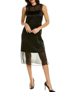 Budget 💯 women Theory Sheer 👗 Dress 😍