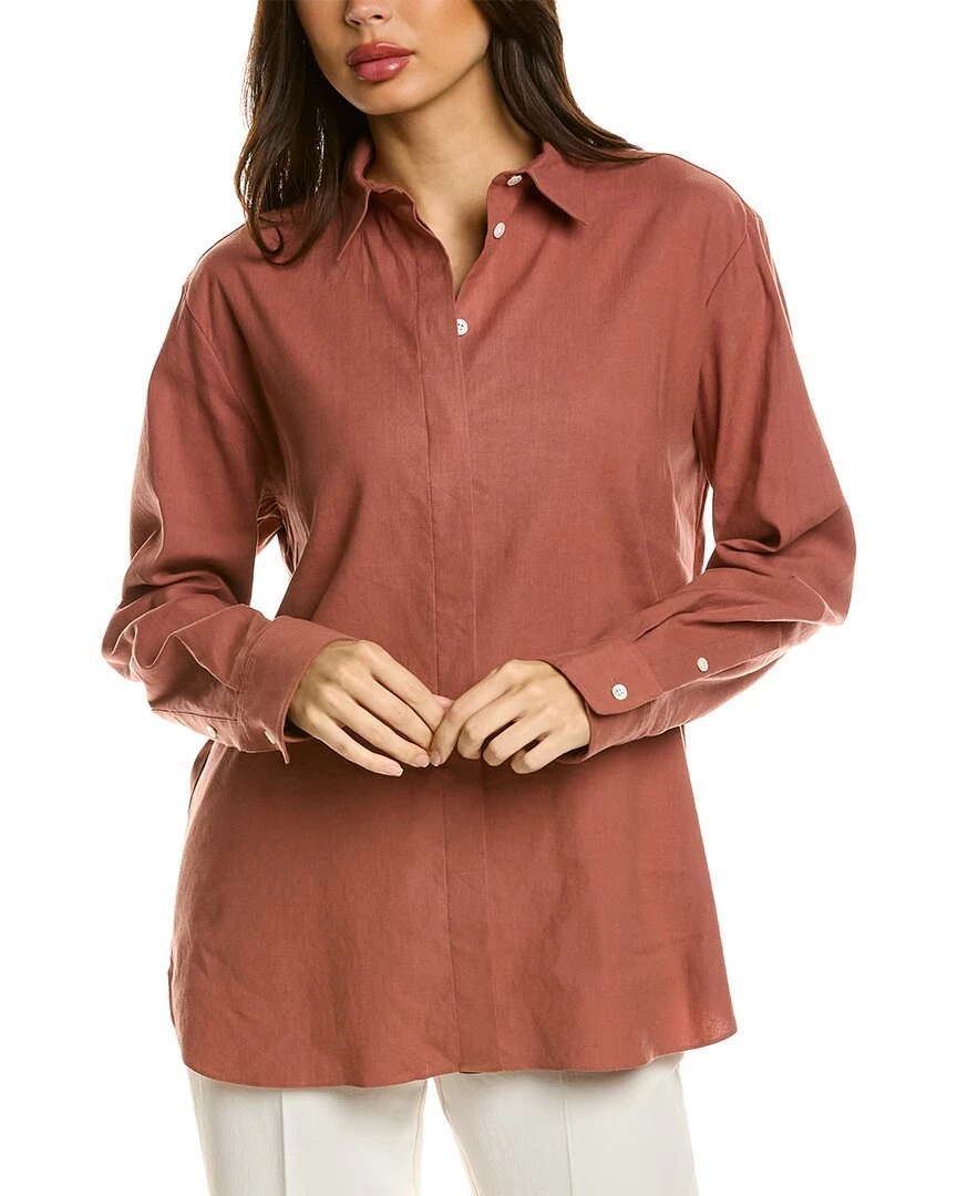 Top 10 π women Theory Classic Menswear Linen-Blend π Shirt 𧨠1 Top 10 π women Theory Classic Menswear Linen-Blend π Shirt π§¨