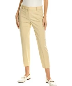 Hot Sale 🛒 women Theory Treeca Wool-Blend Pant 👍