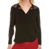 Outlet 😍 women Theory Lace Yoke Top 😀