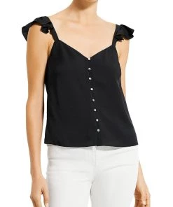 Hot Sale 🧨 Theory 👩 Womens Silk Ruffle Button-Down Top ❤️ -Dormify Decor Store 2ce20f1788ba4a2da912e6747a6f7107 1080x