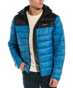 Outlet 🛒 men Barbour Kendle Baffle Quilted Jacket ✨