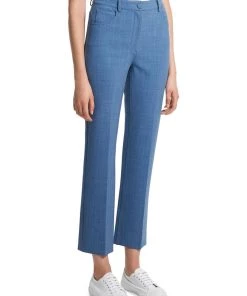 Buy ⌛ Theory 👩 Womens Straight Leg Office Trouser Pants 🛒