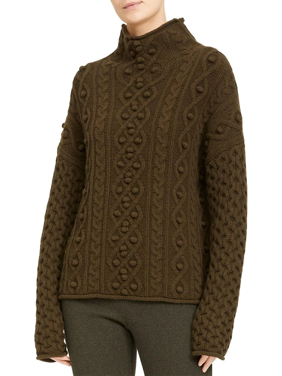 Best deal π Theory π© Womens Wool Blend Mixed Knit Turtleneck Sweater π 2 Best deal π Theory π© Womens Wool Blend Mixed Knit Turtleneck Sweater π - Image 2