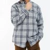 Coupon 🧨 Barbour men Singsby Thermo Weave Tartan 👚 Shirt in Grey Marl 🌟