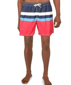 Flash Sale 🌟 Barbour Mens Stripe Board Short Swim Trunks 🌟