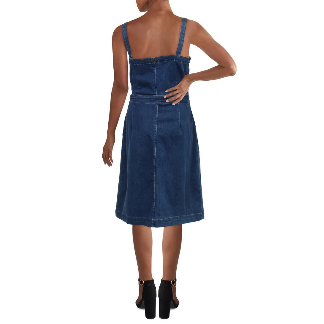 Buy π Barbour Darcie π© Womens Denim Knee Shift π Dress π₯ 2 Buy π Barbour Darcie π© Womens Denim Knee Shift π Dress π₯ - Image 2