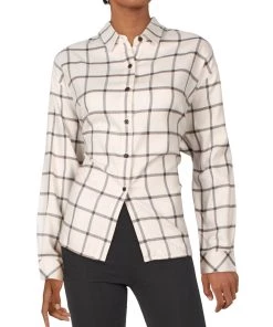Best Sale βοΈ Barbour Elena π© Womens Printed Collared Button-Down Top π