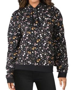 Brand new 🔔 Barbour Ferryside 👩 Womens Floral Print Cold Weather Hooded Sweatshirt 👍
