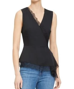 Outlet ✨ Theory 👩 Womens Silk V Neck Shell 🥰