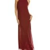 Buy ❤️ women Theory Halter Silk-Trim Maxi 👗 Dress ⌛