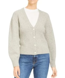 Best Pirce 😉 Theory 👩 Womens Button-down Cashmere Cardigan Sweater ⭐