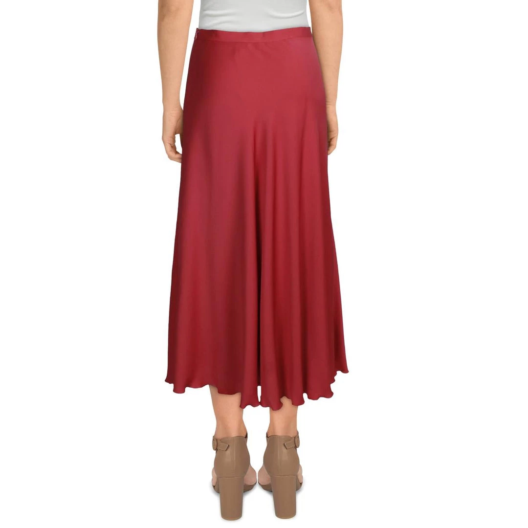 Promo βοΈ Theory π© Womens Solid Silk Midi π Skirt π 2 Promo βοΈ Theory π© Womens Solid Silk Midi π Skirt π - Image 2
