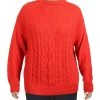 Buy 💯 Barbour Foxton 👩 Womens Cable Knit Crewneck Pullover Sweater 😀