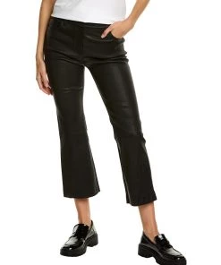 Top 10 🛒 women Theory Kick Leather Pant ✔️
