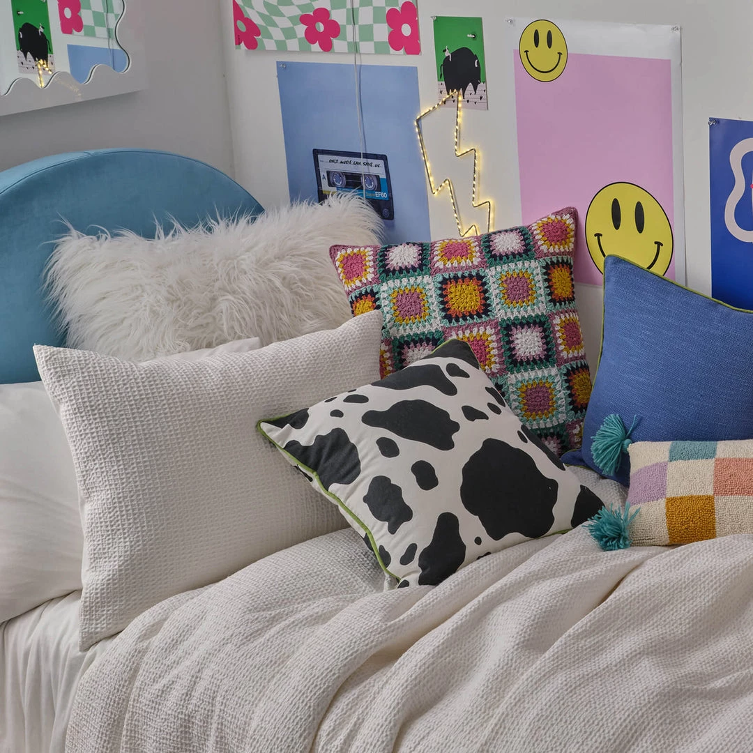 Best reviews of π₯° Dormify Poppy Cow Print Square Pillow Cover - 18″x18″ π 2 Best reviews of π₯° Dormify Poppy Cow Print Square Pillow Cover - 18″x18″ π - Image 2