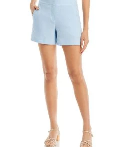 Promo 😀 Theory Lynie R 👩 Womens Linen Blend Work Flat Front ✔️