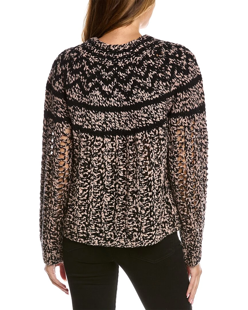 Outlet π women Theory Chevron Wool & Cashmere-Blend Sweater β 2 Outlet π women Theory Chevron Wool & Cashmere-Blend Sweater β - Image 2