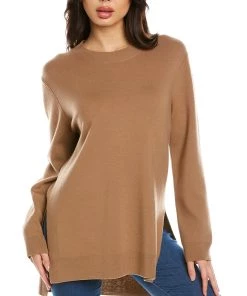 Deals 😉 women Theory Interlock Wool-Blend Tunic ❤️