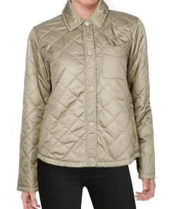 Best deal 🎁 Barbour Blue Caps 👩 Womens Quilted Short 👚 Shirt Jacket 👏