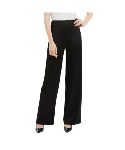 Deals β Theory π© Womens High Rise Crepe Wide Leg Pants π