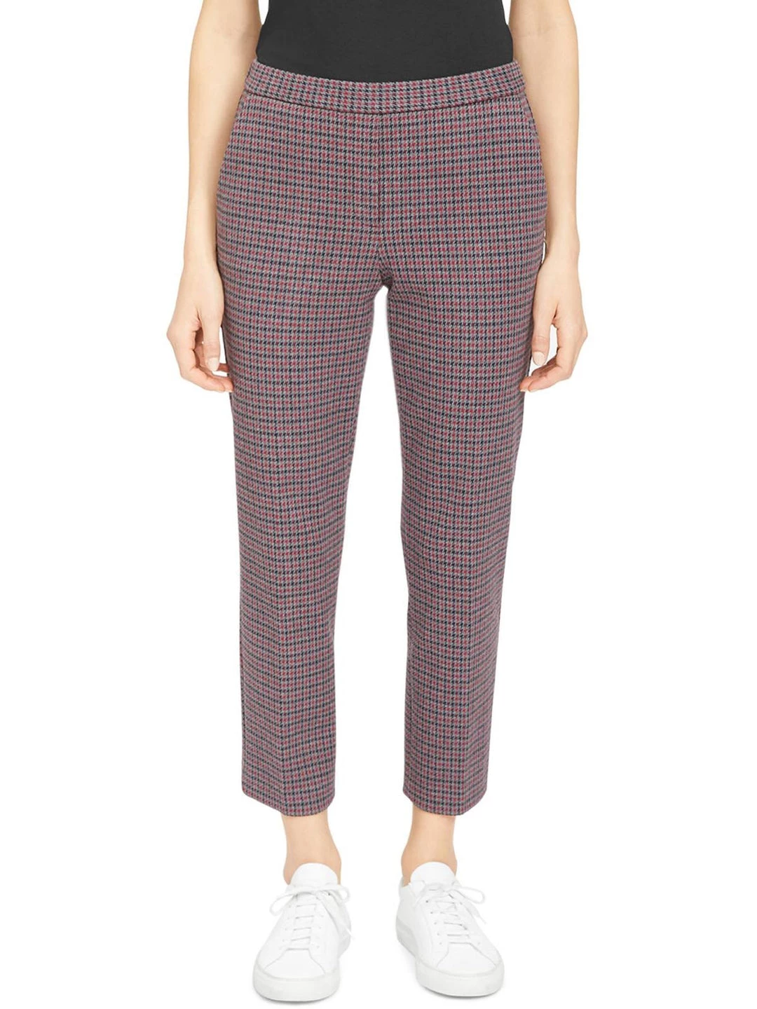 Buy β€οΈ Theory π© Womens Houndstooth Plaid Ankle Pants π 1 Buy β€οΈ Theory π© Womens Houndstooth Plaid Ankle Pants π