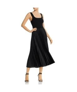 New π₯° Theory π© Womens Square Neck Pleated Maxi π Dress π―