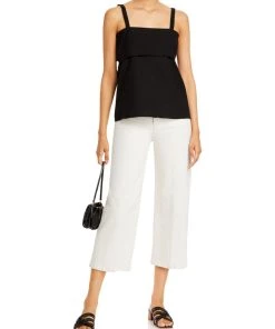 Cheap 🌟 Theory 👩 Womens Tie Back Linen Tank Top 👍