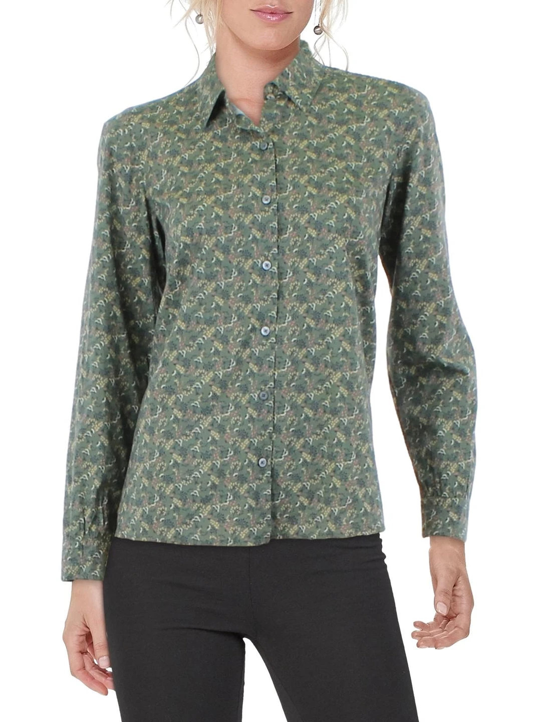 Wholesale β Barbour Hindscarth π© Womens Cotton Blend Floral Button-Down Top π€© 1 Wholesale β Barbour Hindscarth π© Womens Cotton Blend Floral Button-Down Top π€©