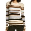 New 🌟 women Theory Striped Wool-Blend Sweater 👍