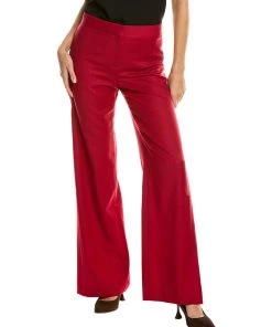 Cheap 👍 women Theory Slit Wool Pant 🤩