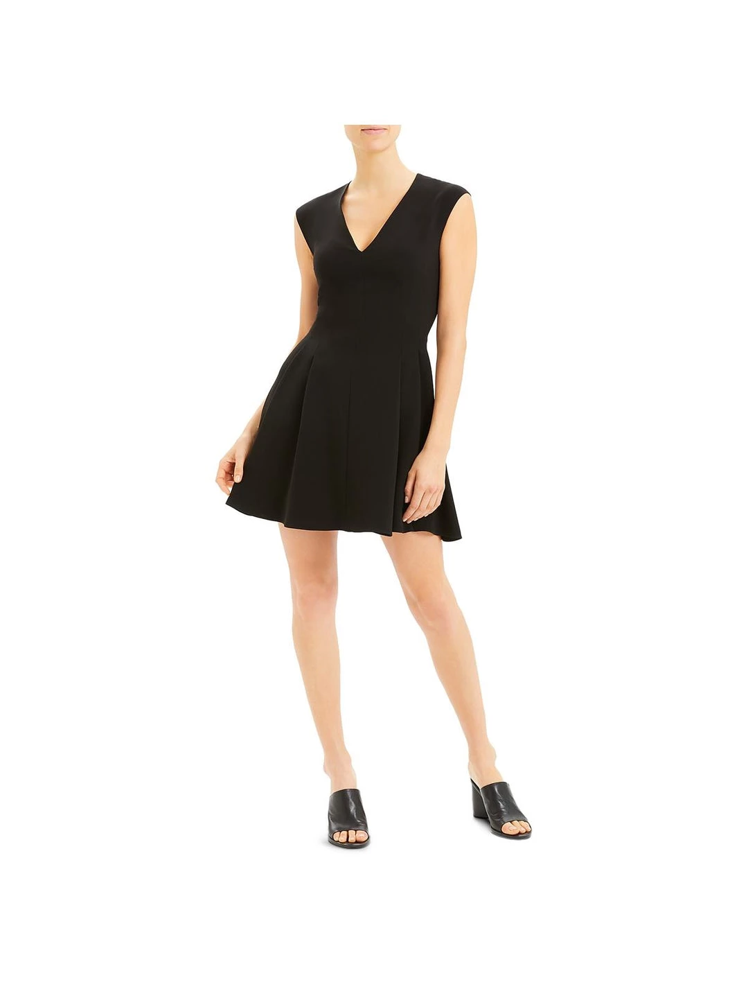 Hot Sale π Theory π© Womens V-Neck Sleeeveless Cocktail π Dress π 1 Hot Sale π Theory π© Womens V-Neck Sleeeveless Cocktail π Dress π