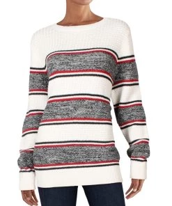 Wholesale 😀 Barbour Merseyside 👩 Womens Striped Knit Pullover Sweater 🔔