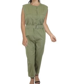 Buy 😍 Theory 👩 Womens Cotton Cropped Jumpsuit ⭐