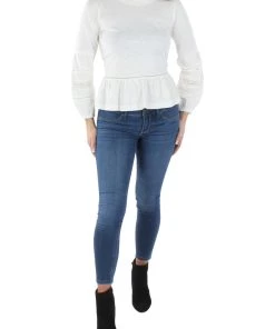 Buy 😉 Barbour 👩 Womens Knit Cotton Peplum Top 😉