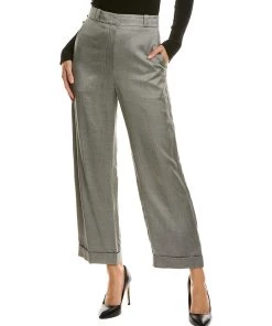 New 🔥 women Theory Straight Sil Pant 🎁